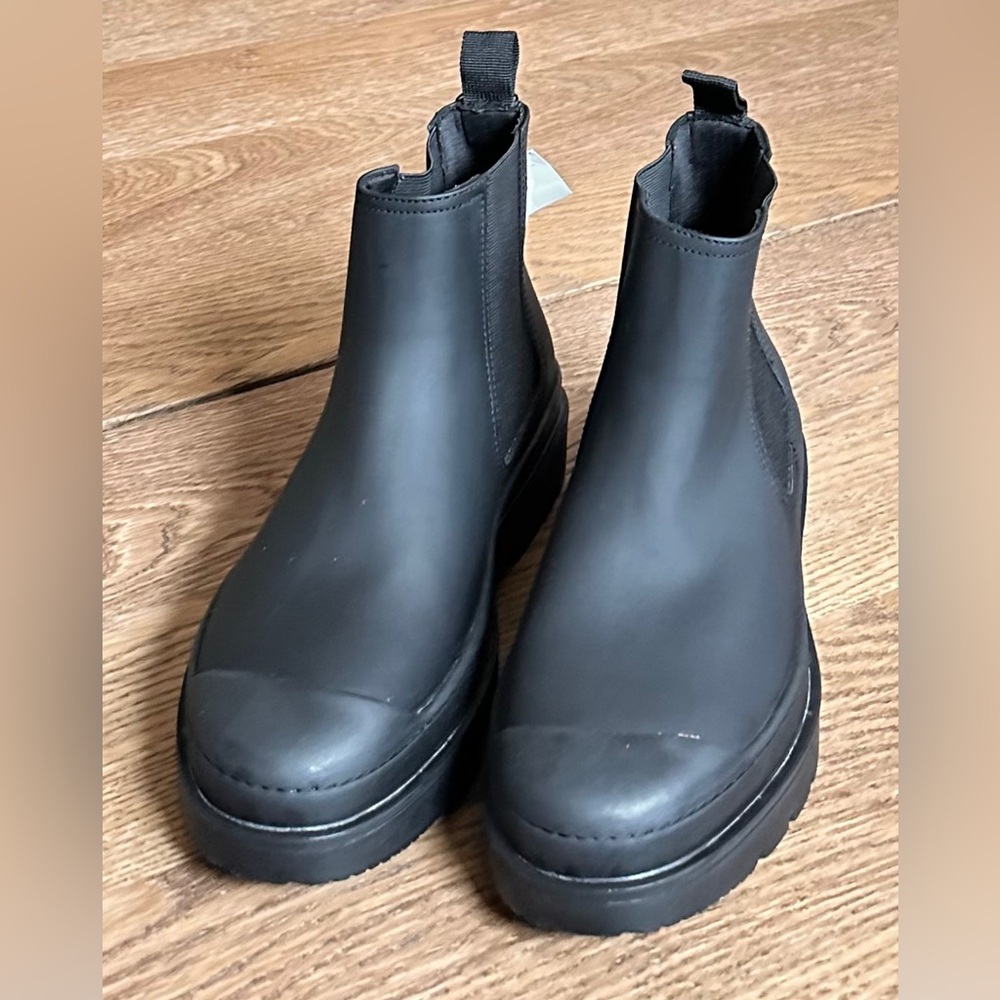 NWT. Zara Men Rubberized Chelsea boots Sz EU 40 US 7 - Picture 11 of 14